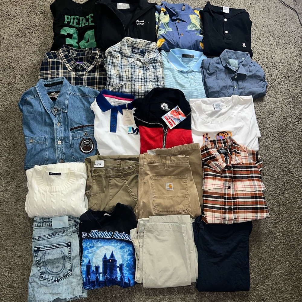20 Pc Mens Reseller Wholesale Lot XL Carhartt Patagonia Lululemon Y2K